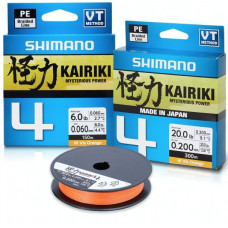 Shimano Kairiki 4 0,190mm 150m 11,6kg Hi-Vis Orange