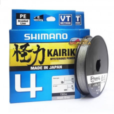 Shimano Kairiki 4 0,160mm 150m 8,1kg Steel Gray