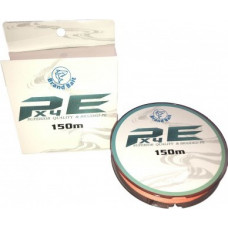 Brand Bait braided line PEX4 150M 2.0# 0,24mm oranža