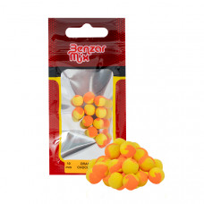 Benzar Mix INSTANT MINI POPUP 7MM 2 COLOR WHITE-YELLOW, COCONUT-BUTTERVANILLA